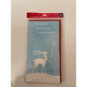 Hallmark Christmas Money / Gift Cards Pack of 6 Vintage Style